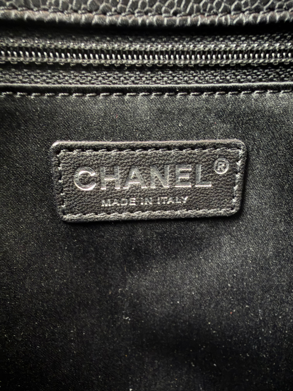 Chanel Grand Shopping Tote Bag in Black Caviar Leather 2010-2011 YF5