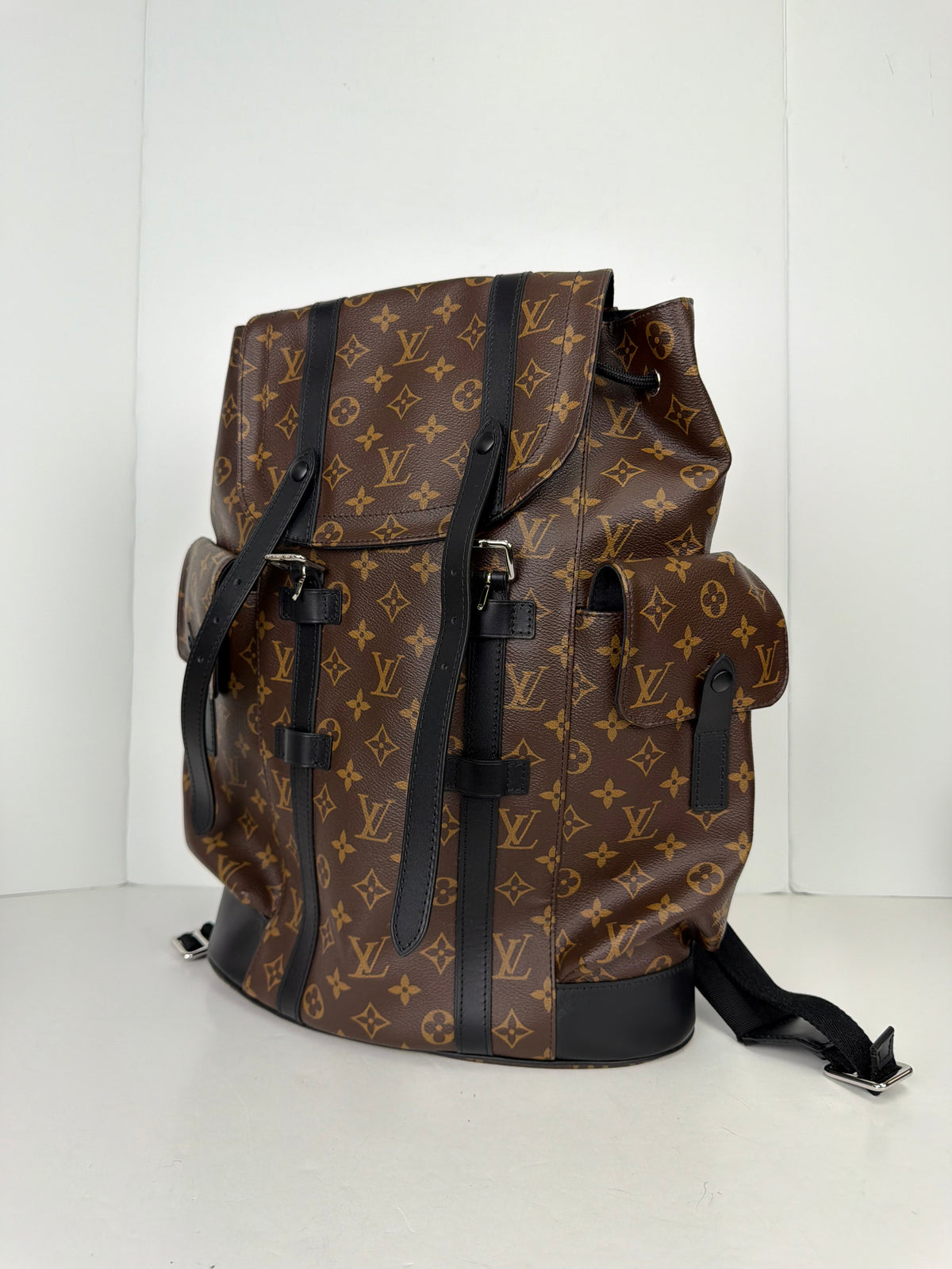 Louis Vuitton Christopher Backpack in Monogram Macassar Coated Canvas YC1