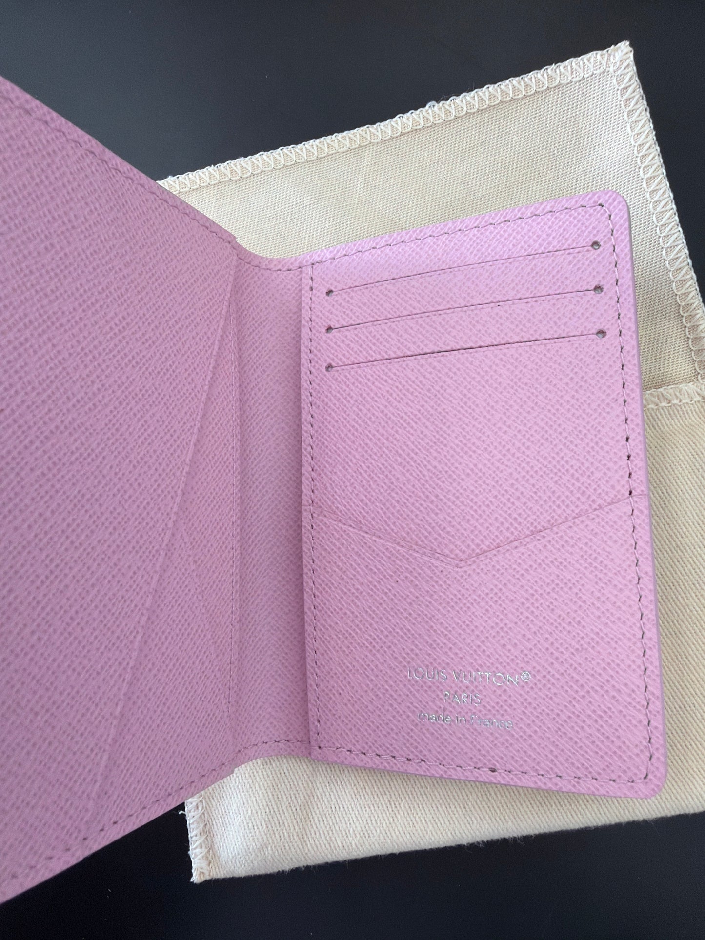 Louis Vuitton Pocket Organizer from the Skateboard Pink Monogram Collection