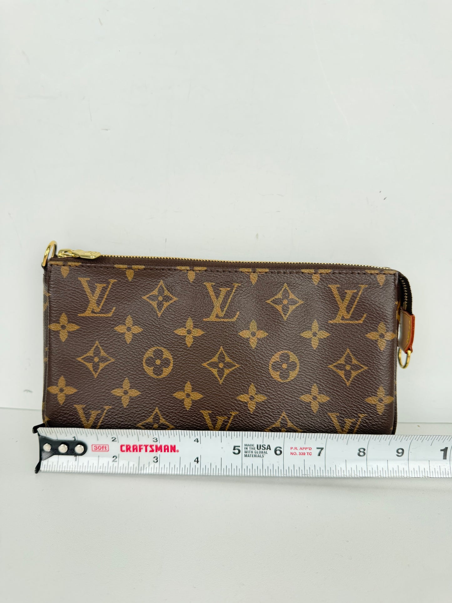 Louis Vuitton Pochette Accessoires Bag NM in Brown LV Monogram Coated Canvas NFC YS-13