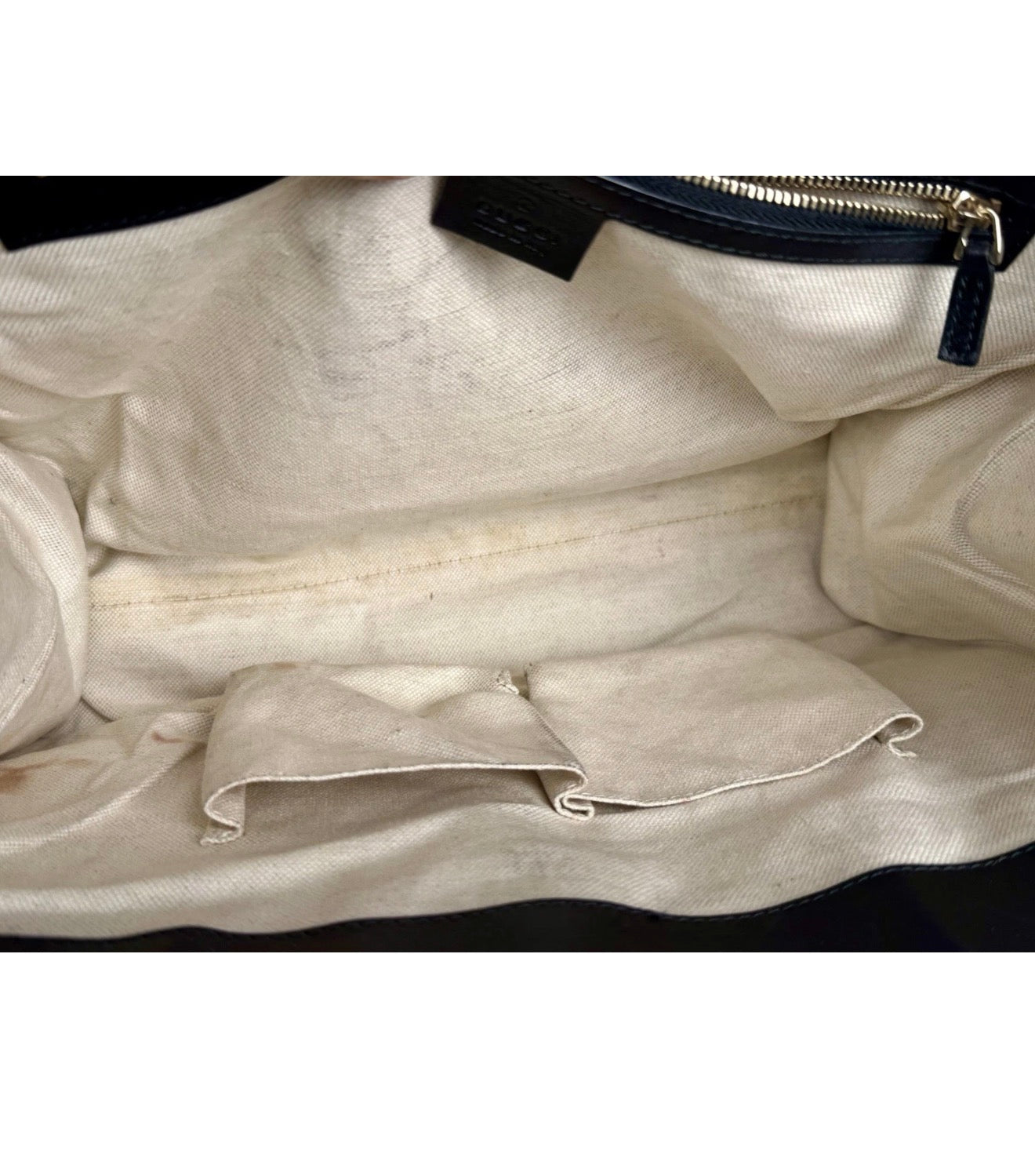 Gucci Emily Chain Shoulder Bag in Black Guccissima Leather C-8