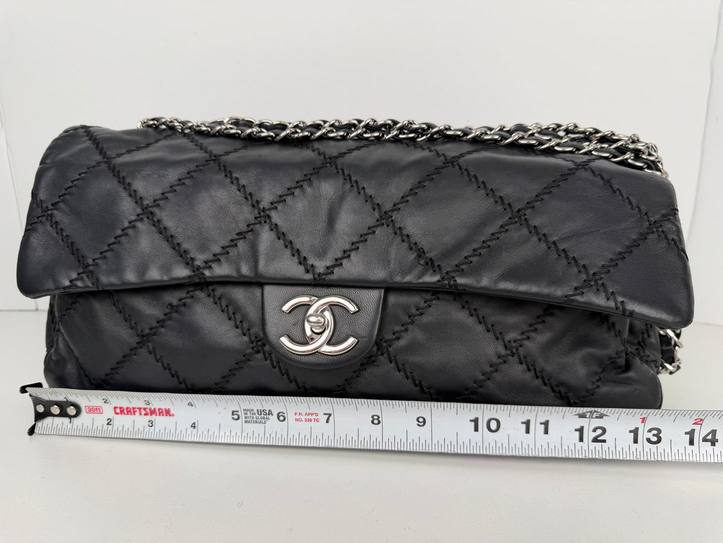 LAYAWAY: Chanel Lambskin Ultimate Stitch Maxi Flap Bag Black (2010)