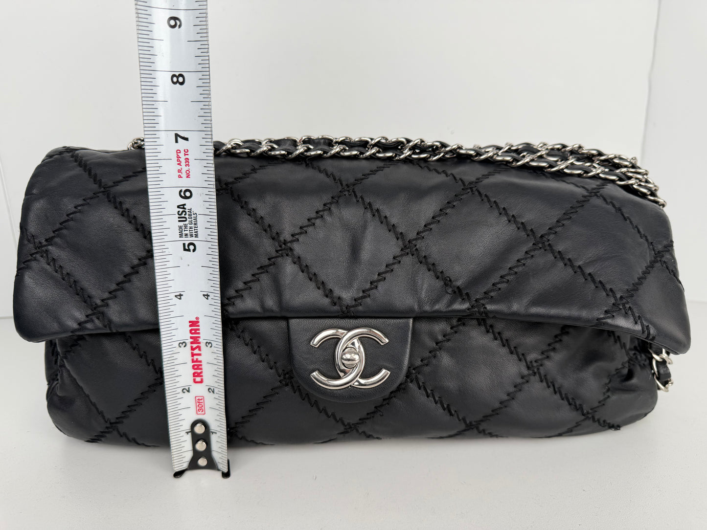 LAYAWAY: Chanel Lambskin Ultimate Stitch Maxi Flap Bag Black (2010)
