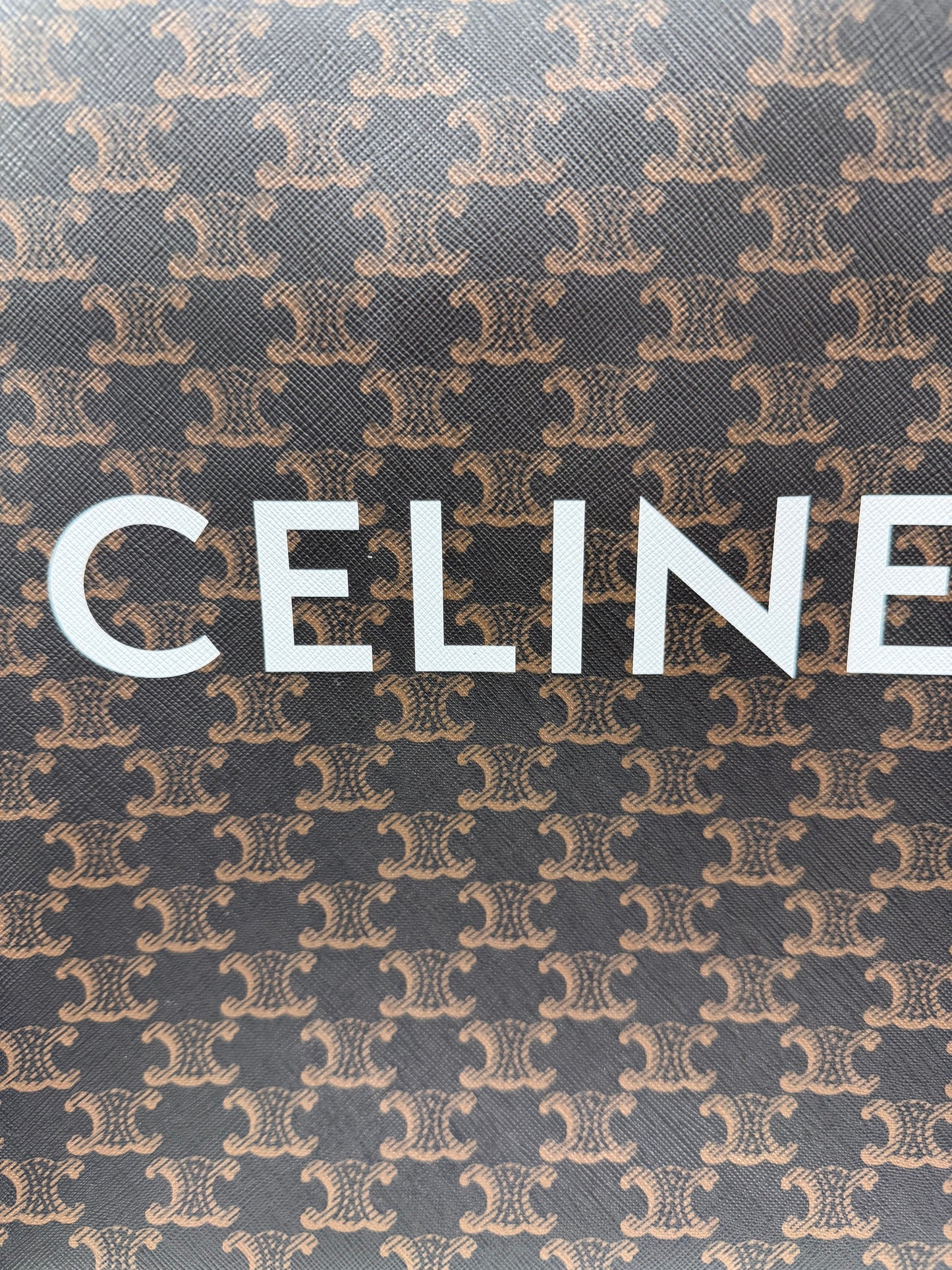 Celine Triomphe Vertical Cabas Shoulder Bag