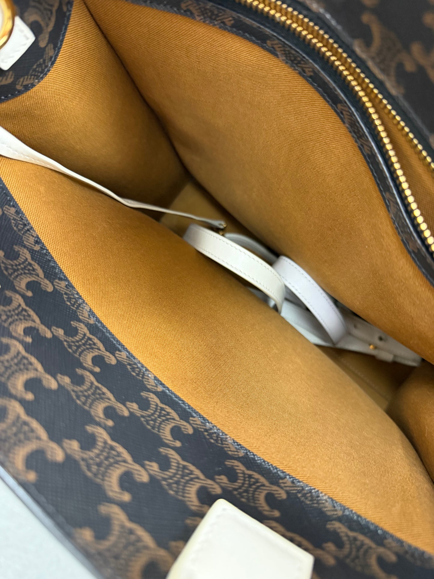 Celine Triomphe Vertical Cabas Shoulder Bag