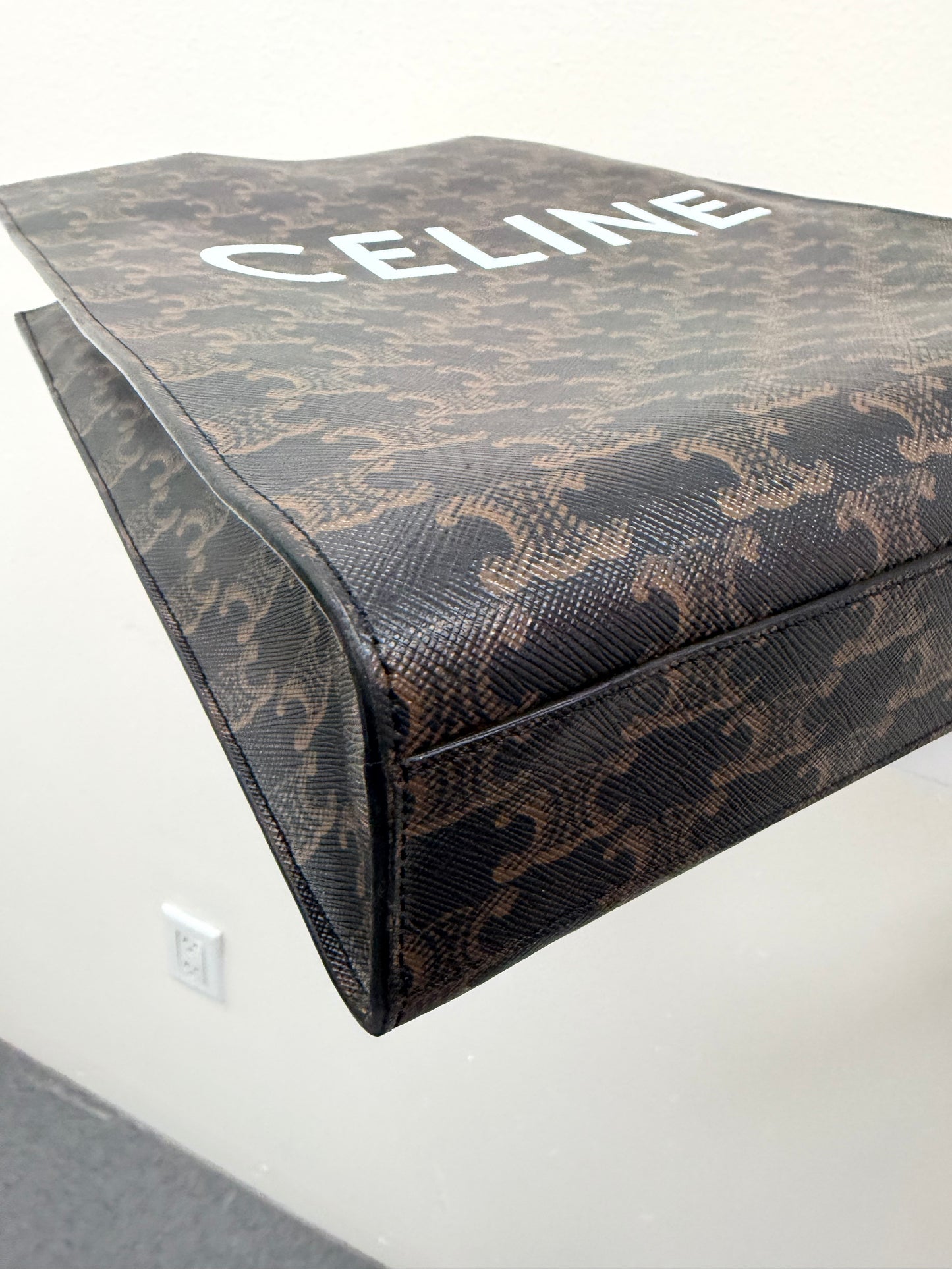 Celine Triomphe Vertical Cabas Shoulder Bag