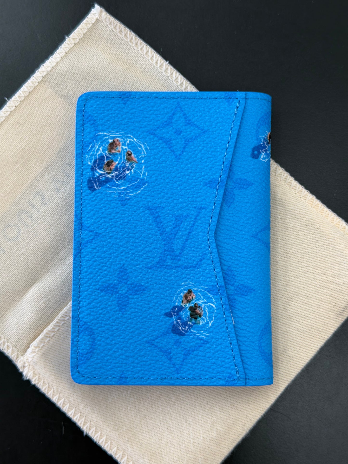 Louis Vuitton Pool Pocket Organizer in vibrant Blue Lagoon