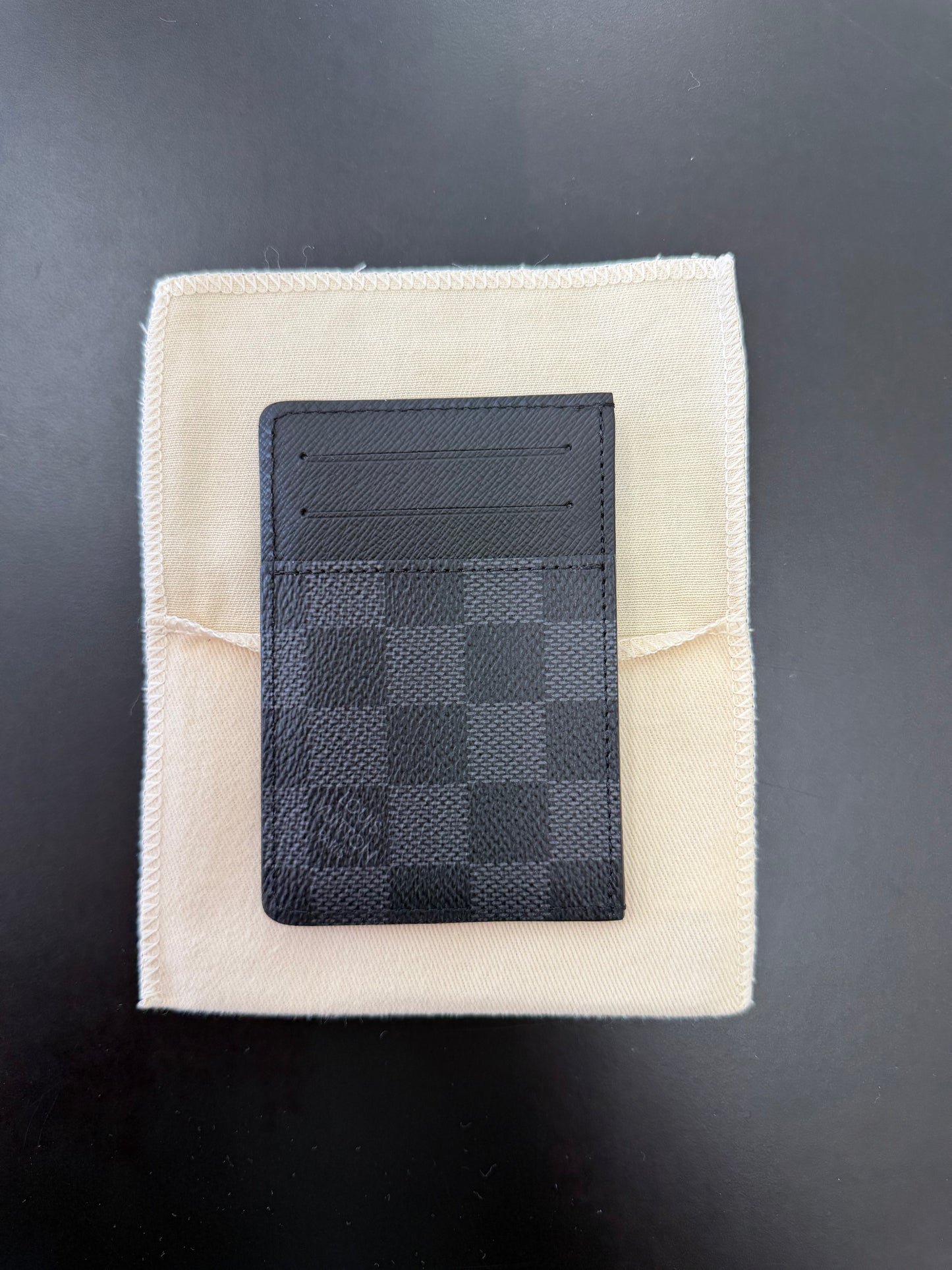 Louis Vuitton Neo Card Holder in Damier Graphite Canvas