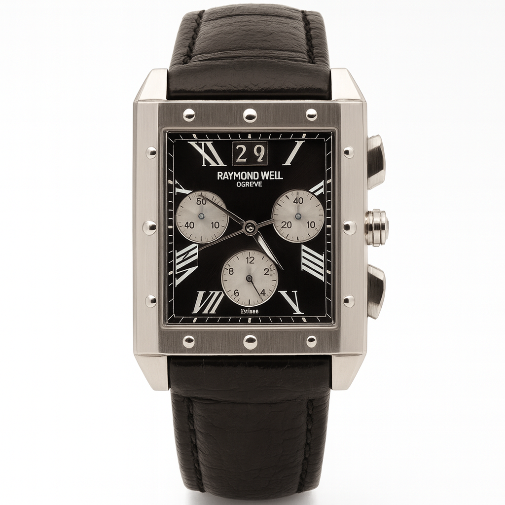 Raymond Weil - Tango Chronograph 4881 With Black Leather Strap 37 MM