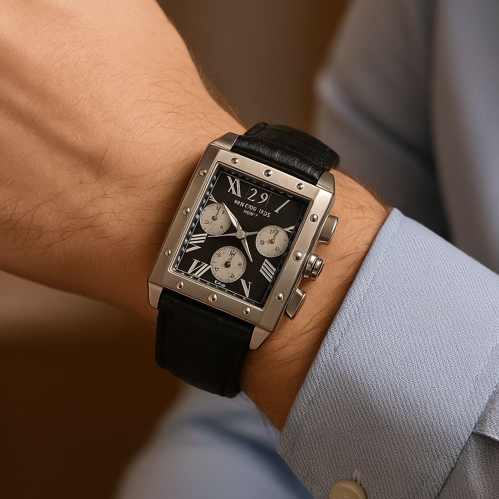 Raymond Weil - Tango Chronograph 4881 With Black Leather Strap 37 MM