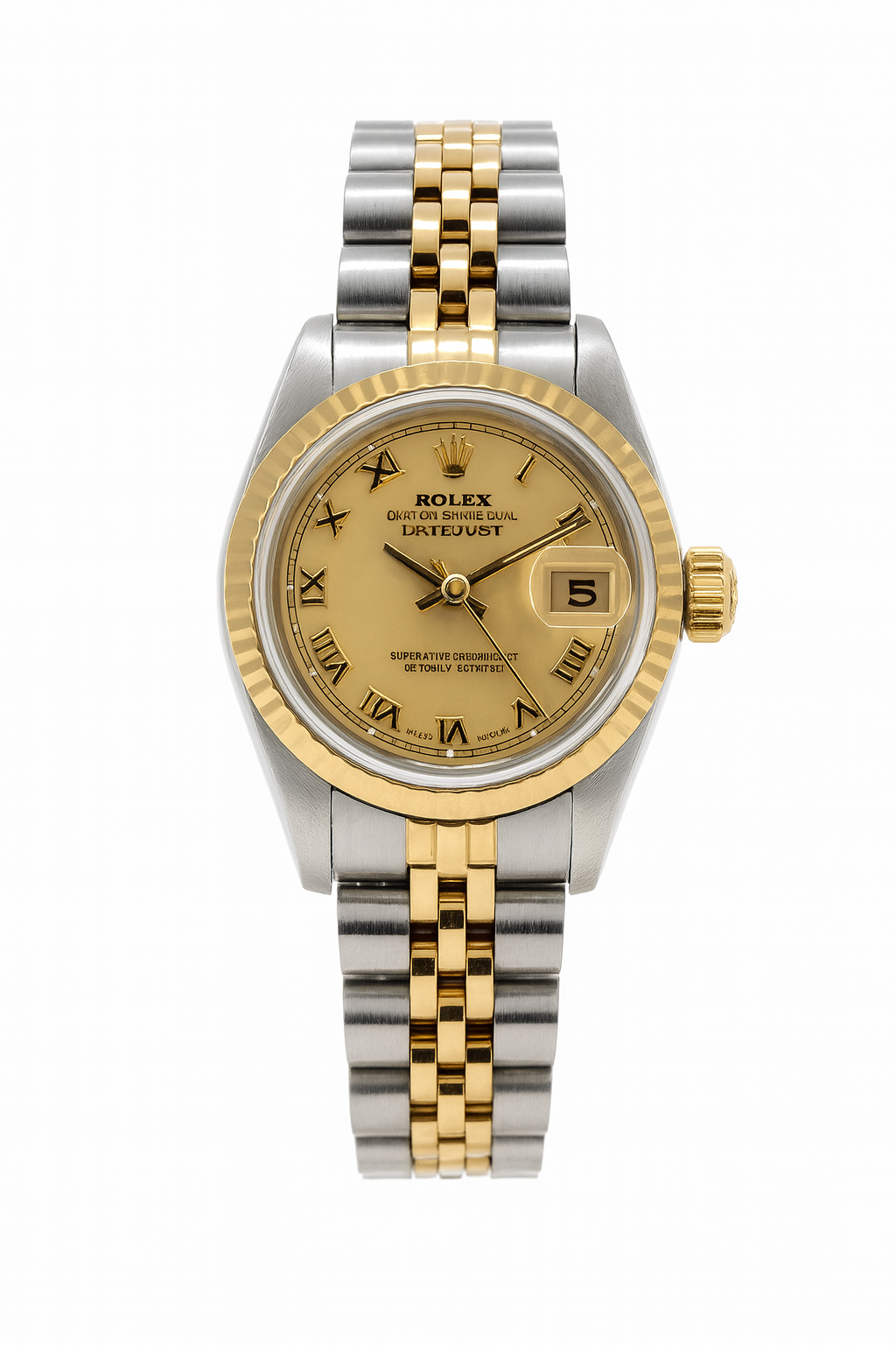 Rolex 69173 18k Yellow Hold Stainless Steel Jubilee Bracelet Datejust (1994)