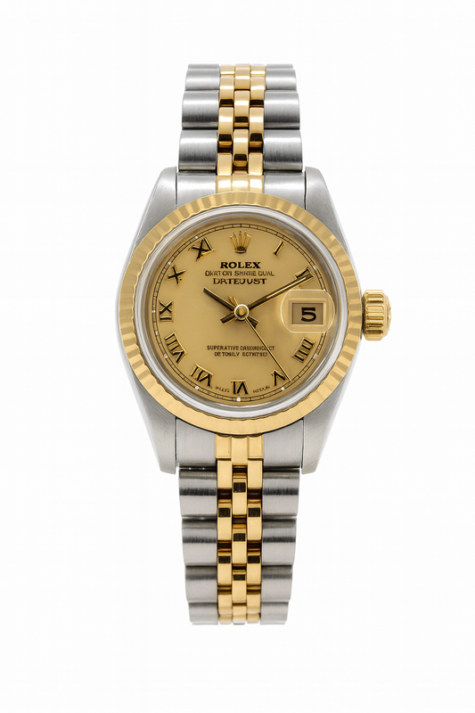Rolex 69173 18k Yellow Hold Stainless Steel Jubilee Bracelet Datejust (1994)
