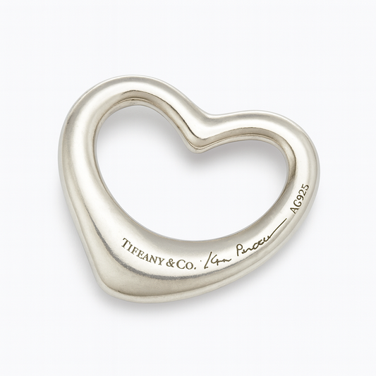 Tiffany & Co. Open Heart Pendant – Sterling Silver