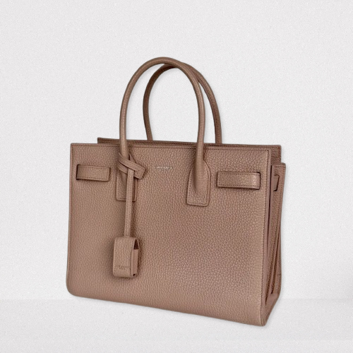 Saint Laurent Baby Sac de Jour Blush Pink Leather Handbag