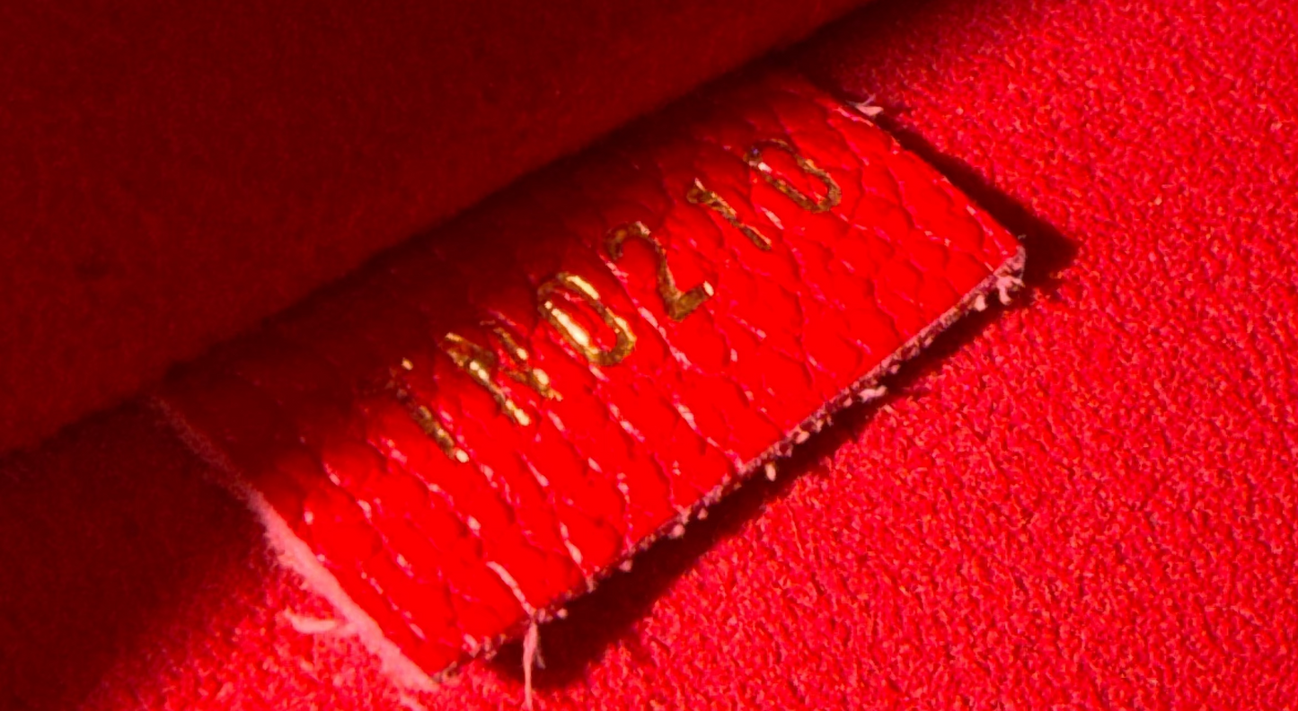 Louis Vuitton Daily Pouch in Brown Damier Ebene Coated Canvas and Red Leather 2020 YS12
