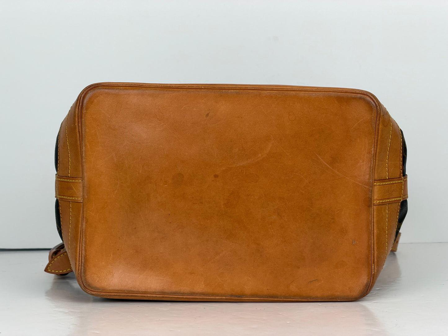 Louis Vuitton Noe PM Bucket Bag in Brown LV Monogram Coated Canvas 1999 YS
