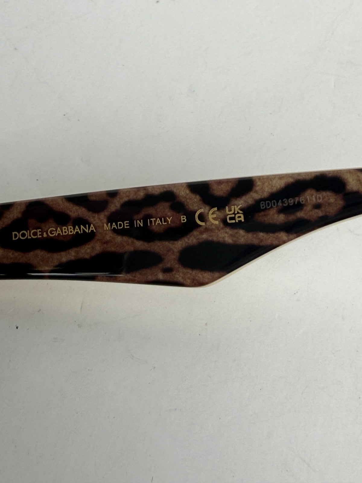 Dolce & Gabbana DG4417 Cat-Eye Sunglasses in Beige Frame with Brown Gradient Lenses YK4