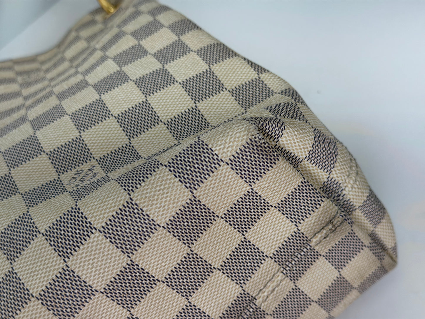 Louis Vuitton Damier Azur Delight Shoulder Bag Coated Canvas NFC YS1