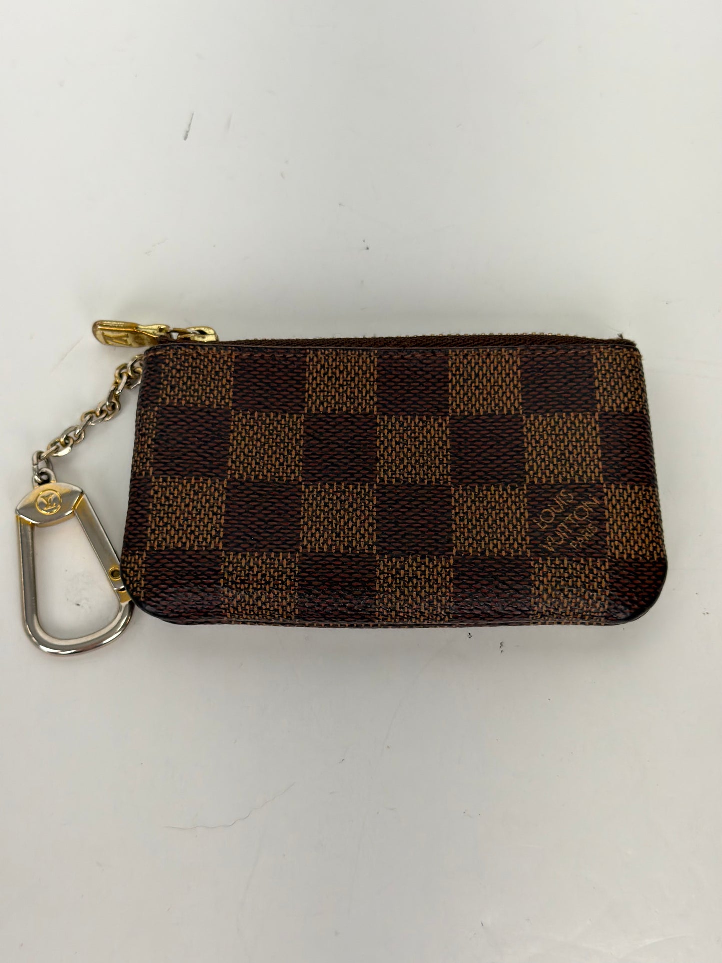 Louis Vuitton Damier Ebene Key Pouch Coated Canvas YLV