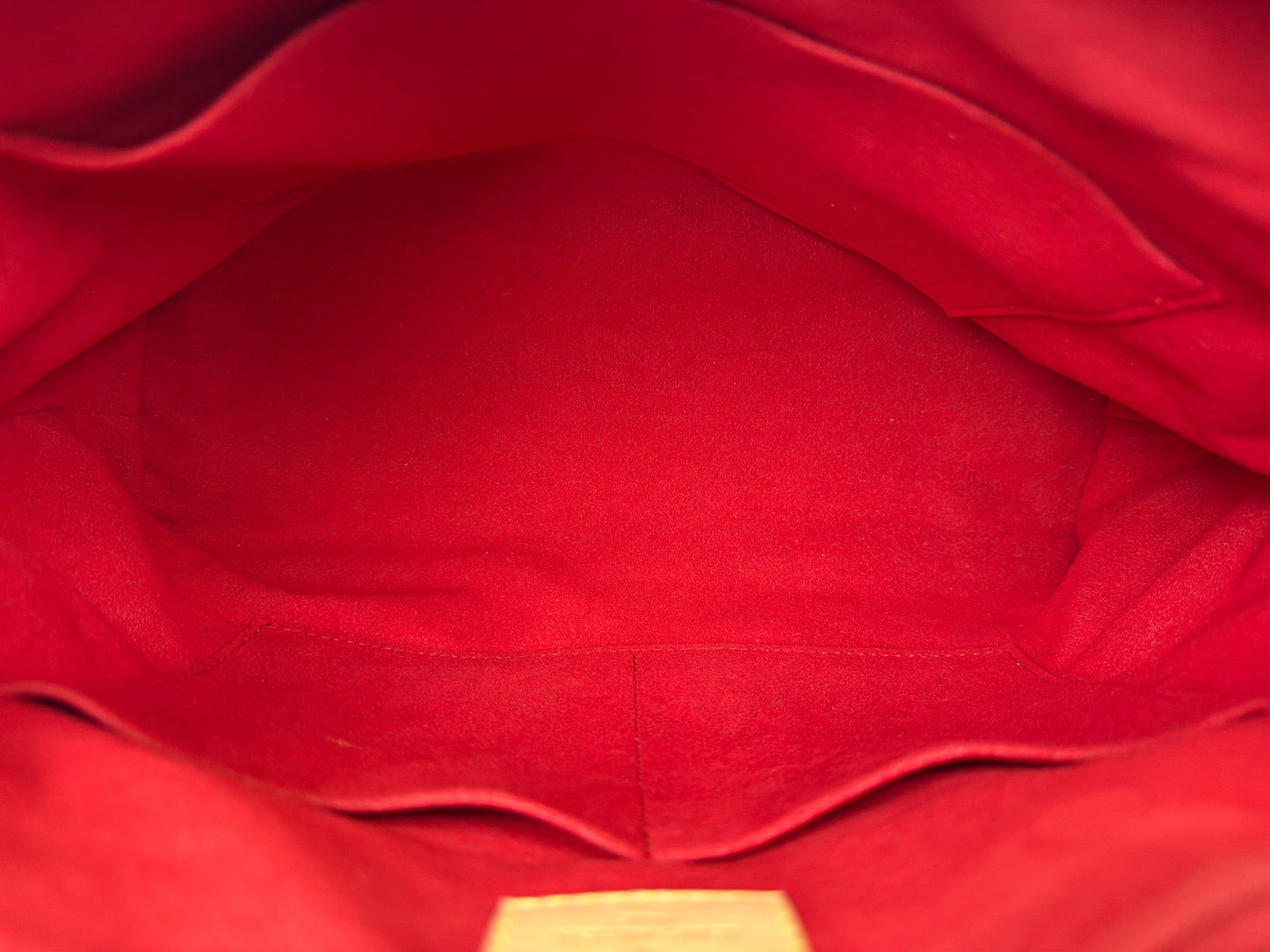 Louis Vuitton Monogram Pallas MM Tote Bag in Cerise Red Leather YC1 L10