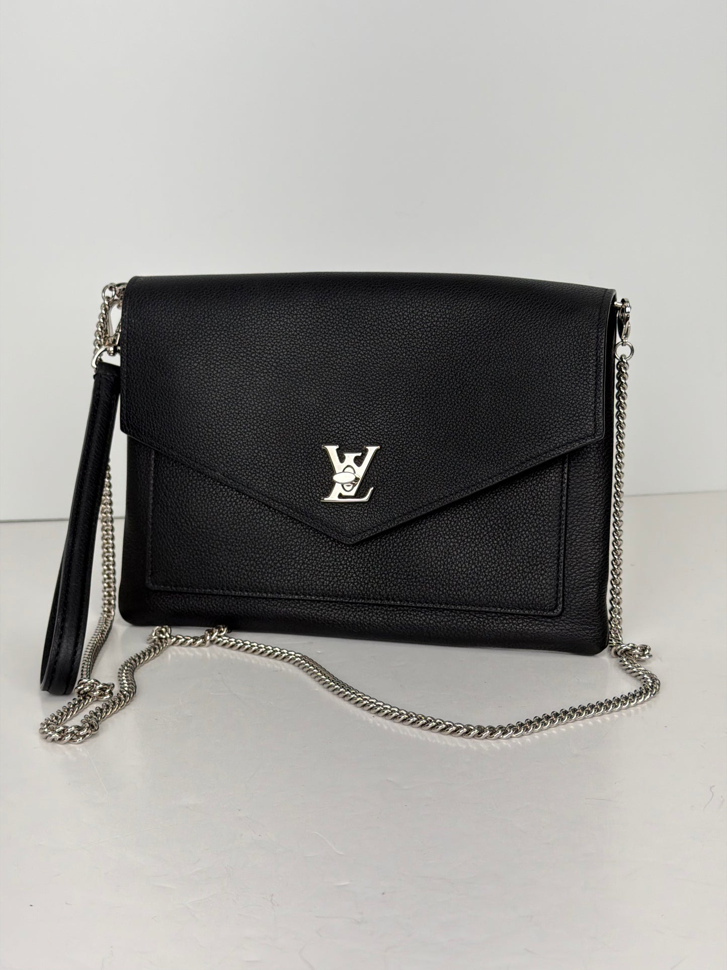Louis Vuitton Mylockme Chain Pochette in Calfskin Leather 2019 YC1