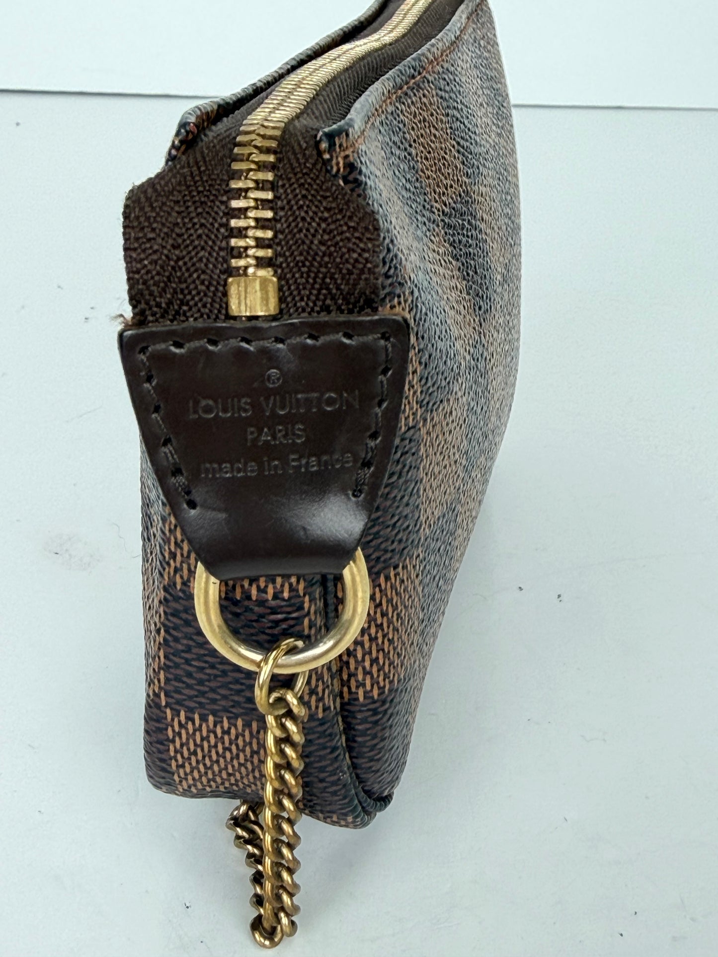 Louis Vuitton Damier Ebene Complice Trunks & Bags Mini Pochette Accessoires Red 2009 YLV