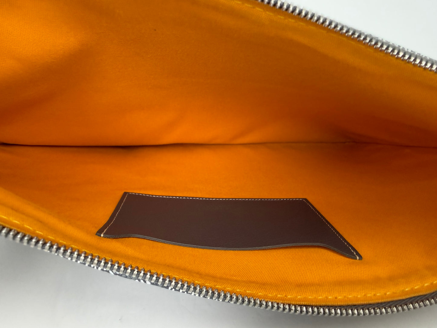 Goyard Senat MM Pouch in Black Goyardine Canvas YS21