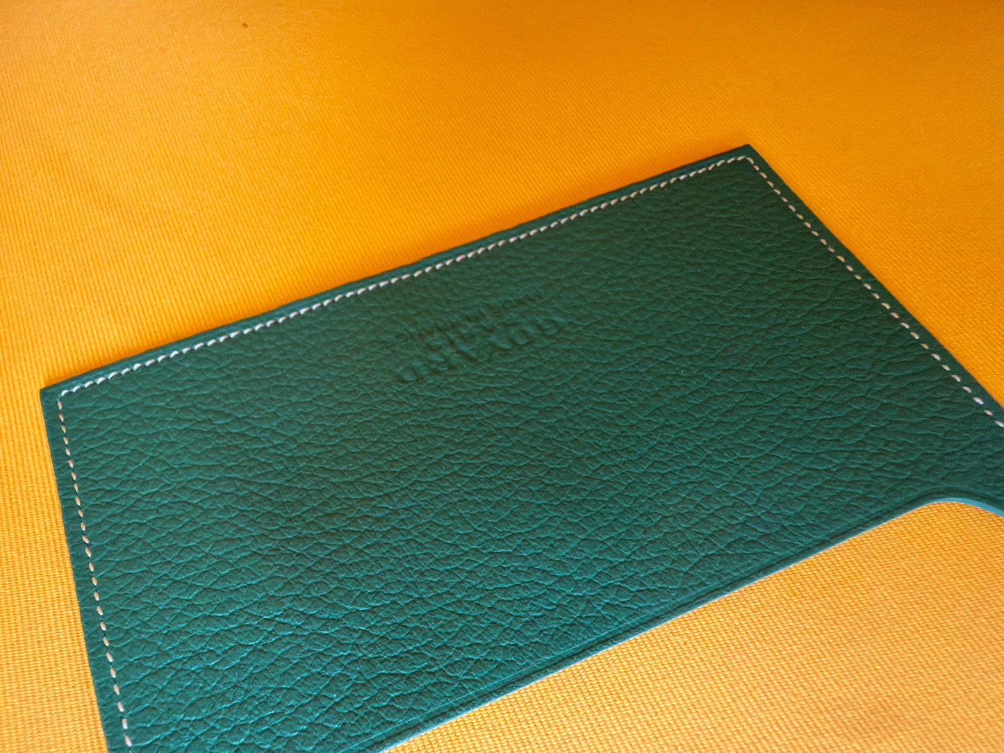 Goyard Senat MGM Pouch in Green Goyardine Canvas YS21