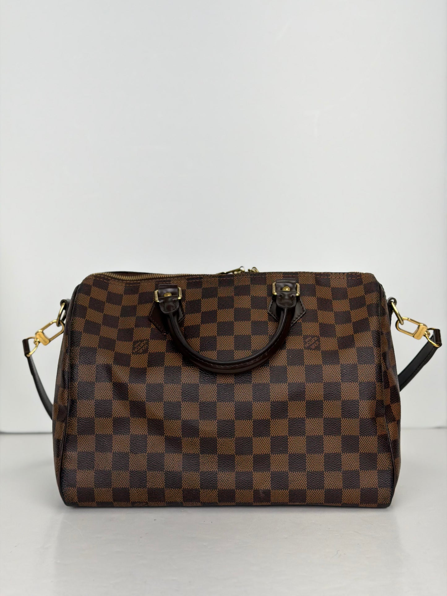 Louis Vuitton Speedy Bandouliere 30 Damier Ebene 2012 YS08