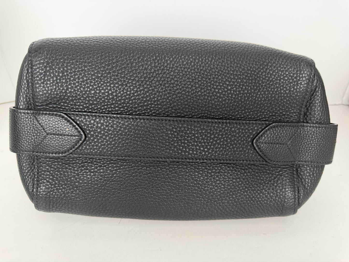 Prada Vitello Daino Leather Bauletto Top Handle Bag in Black YS14