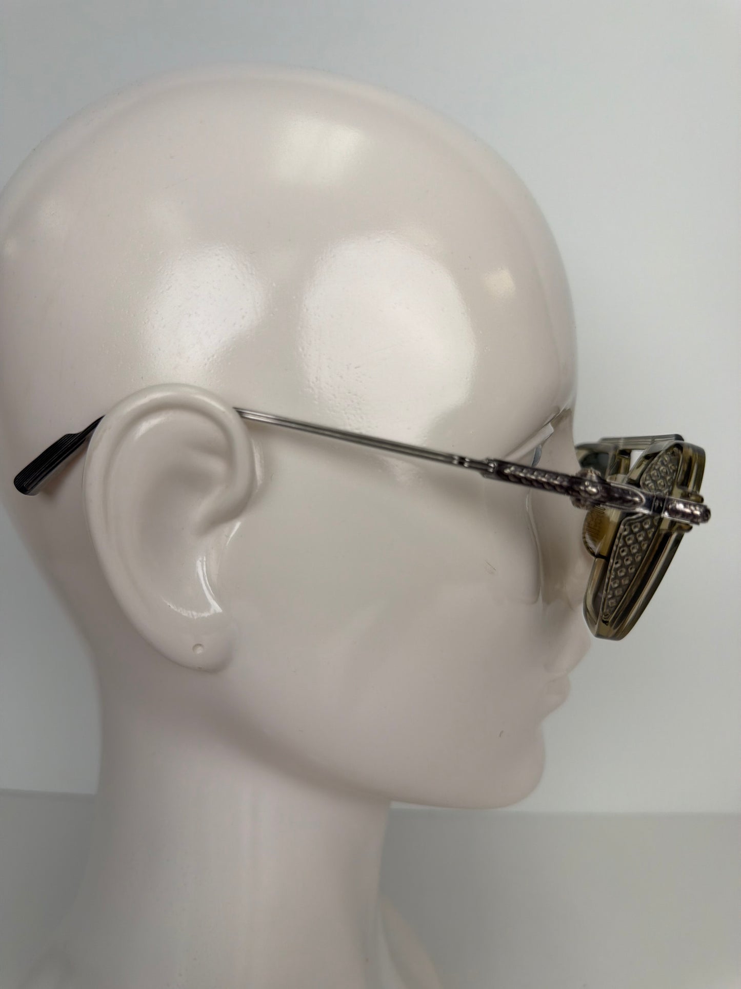 Chrome Hearts Fuckery Sunglasses in Translucent Beige Y