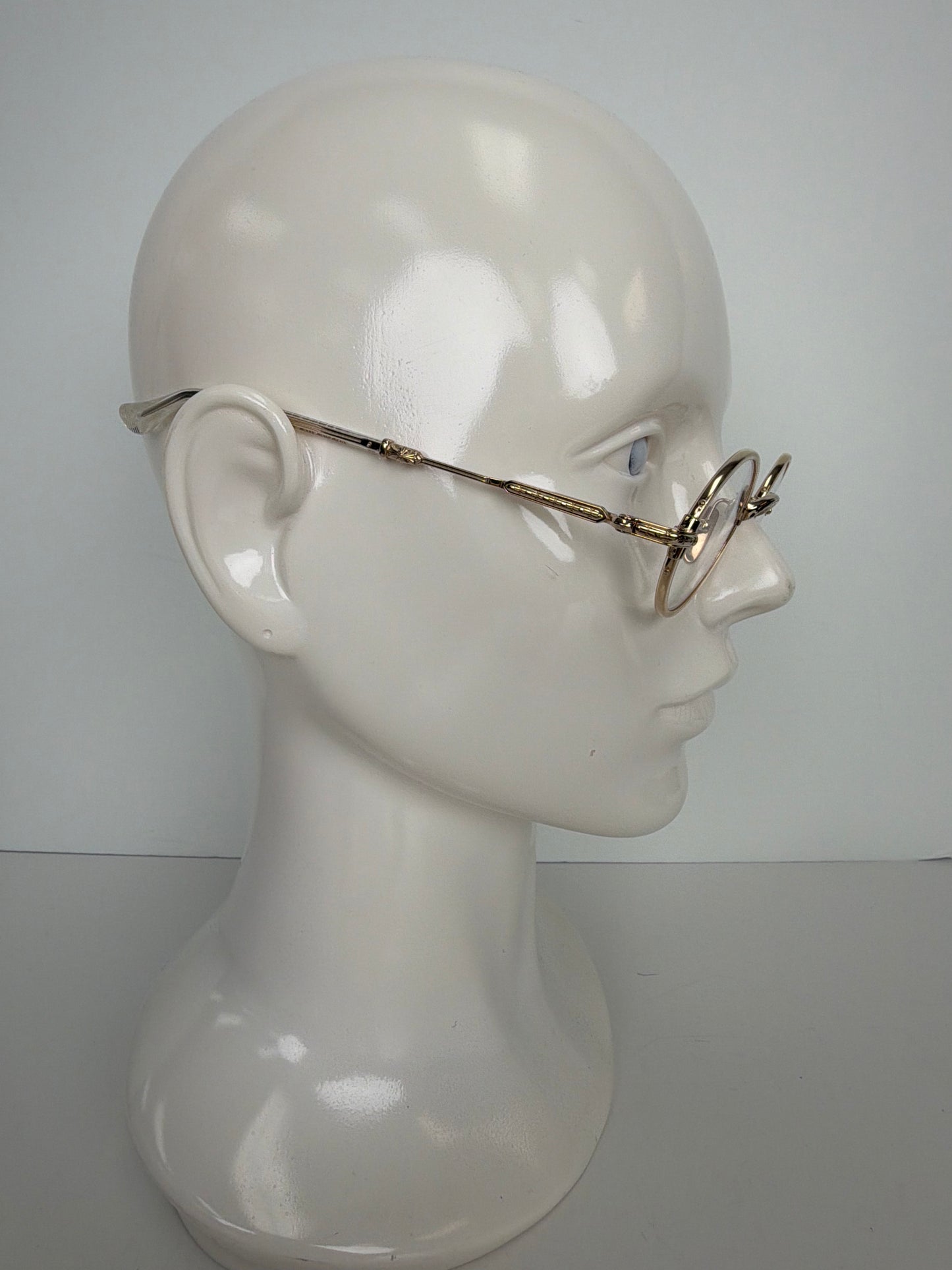 Chrome Hearts EDITH F Eyeglasses in Crystal / Gold Plated Y
