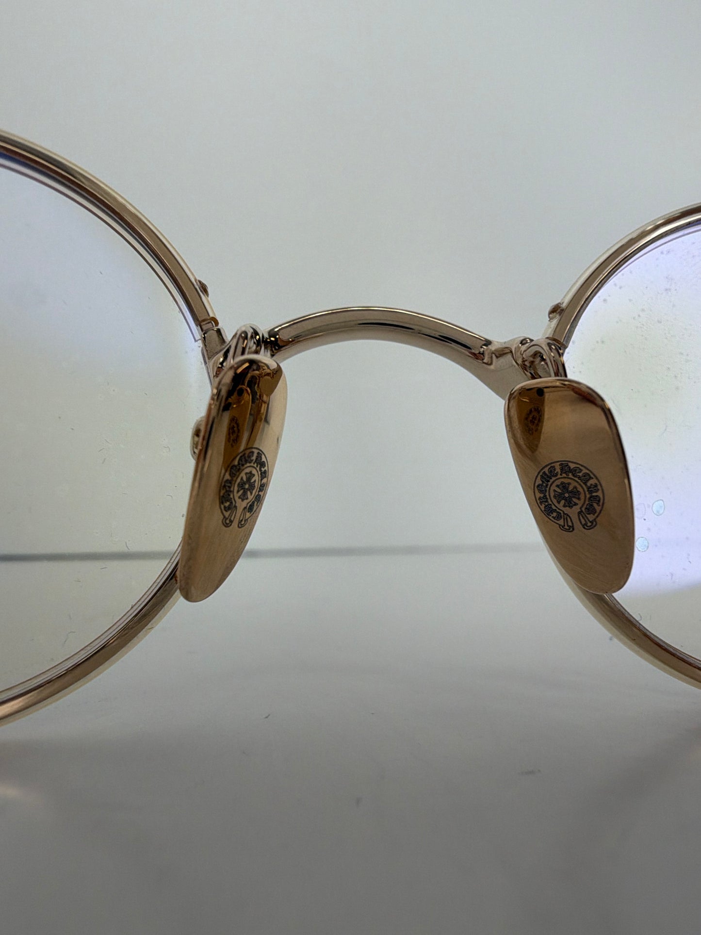 Chrome Hearts EDITH F Eyeglasses in Crystal / Gold Plated Y