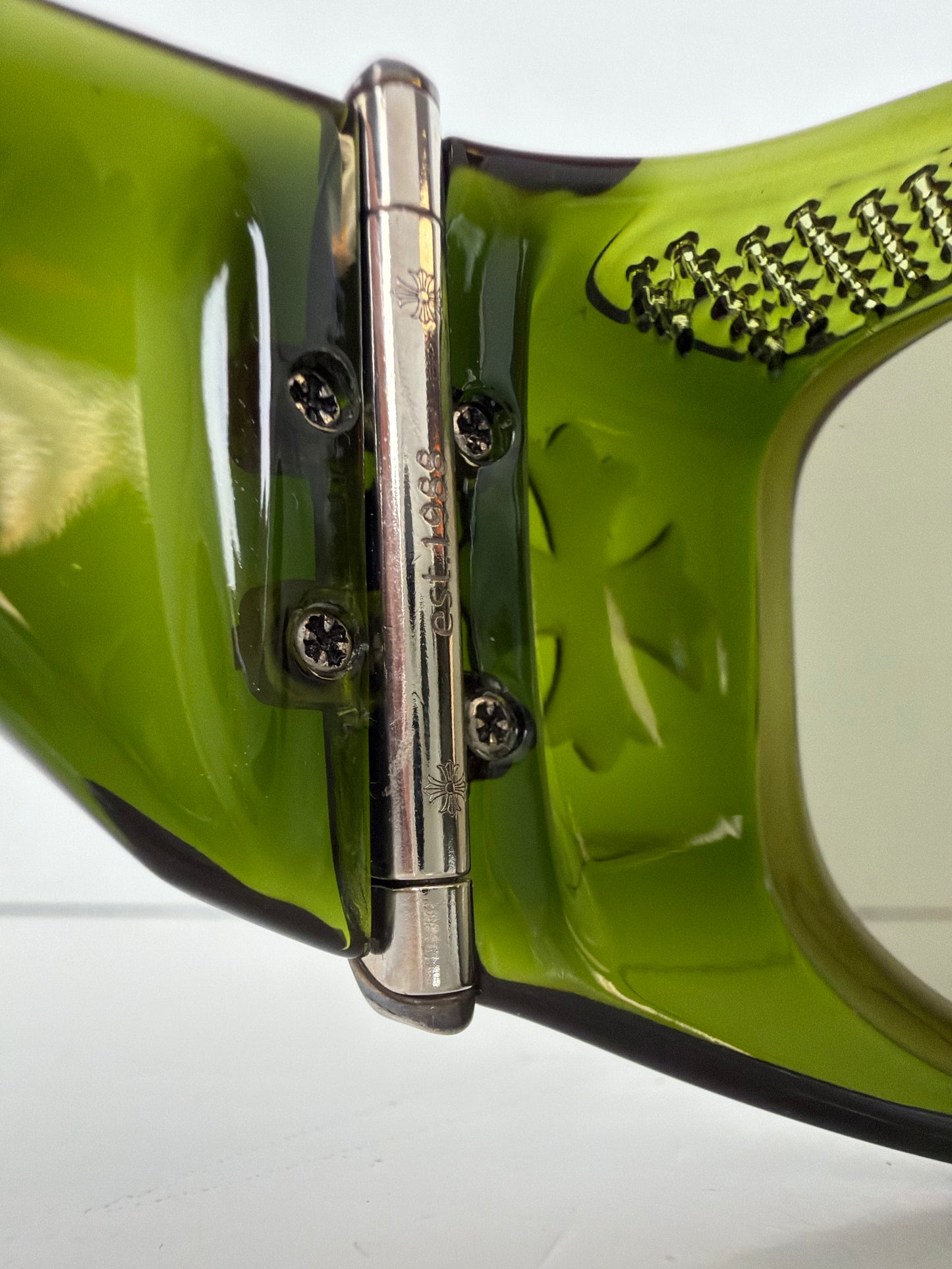 Chrome Hearts Lo Rita Square Sunglasses in Green Y