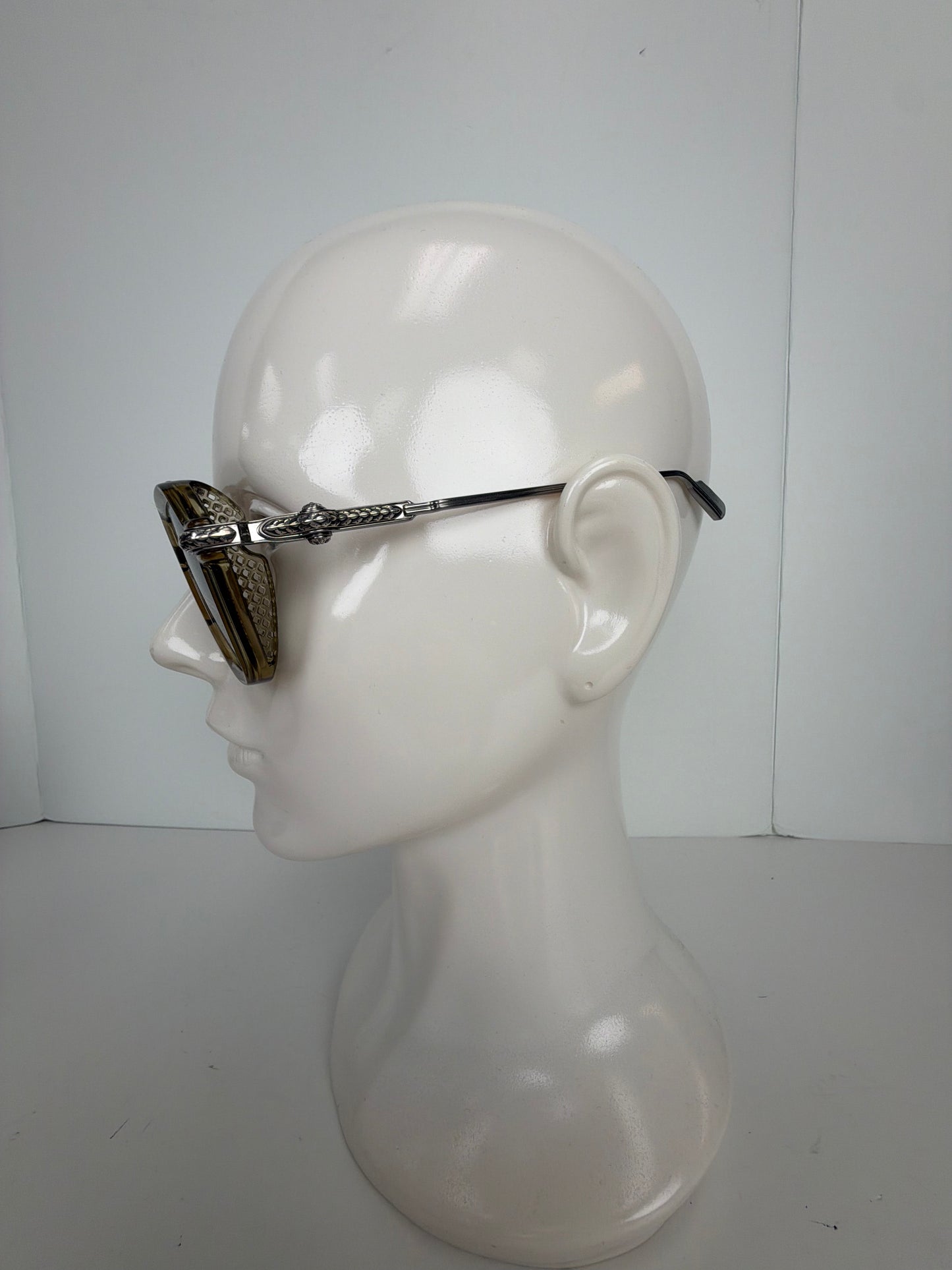 Chrome Hearts Fuckery Sunglasses in Translucent Beige Y