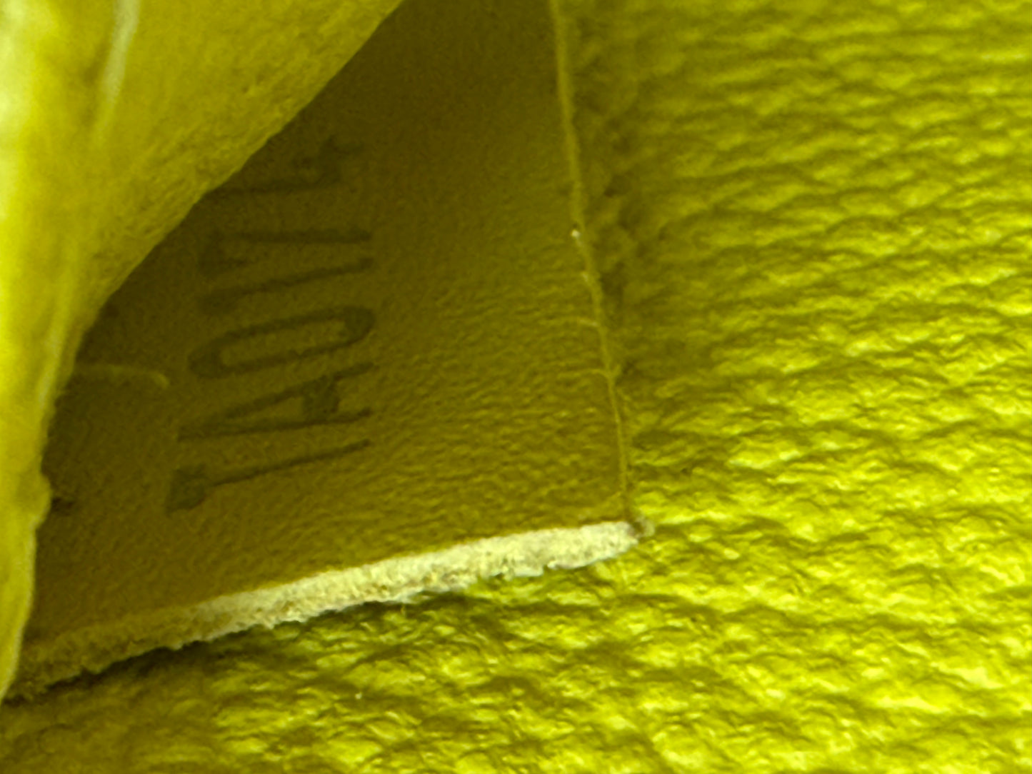 Louis Vuitton Toiletry Pouch / Clutch in Yellow Epi Leather 2014 YLV