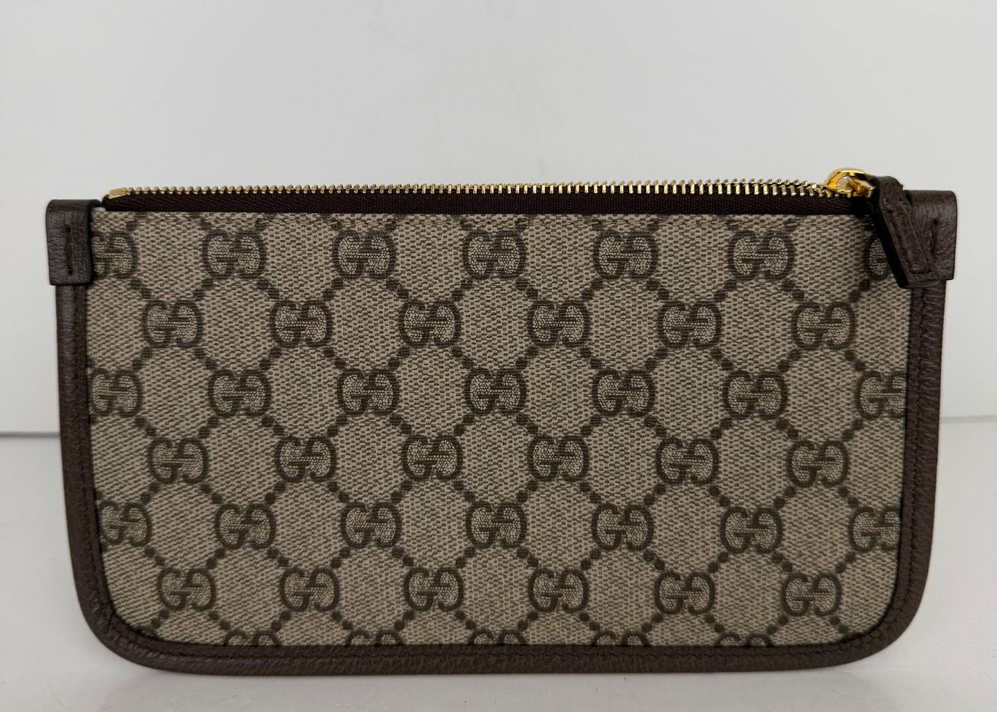 Gucci GG Supreme Mini Pouch in GG Supreme Coated Canvas YK4