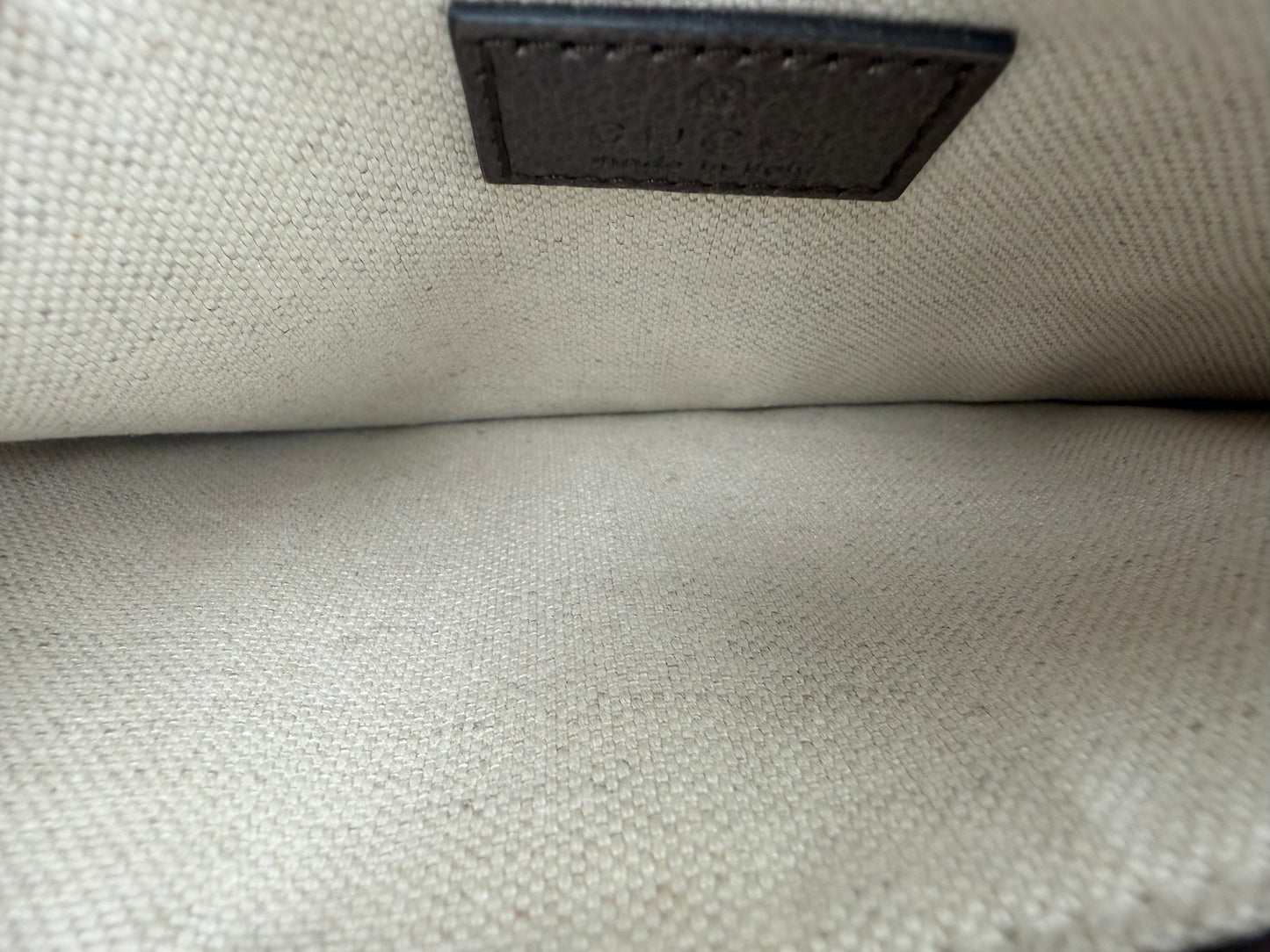 Gucci GG Supreme Mini Pouch in GG Supreme Coated Canvas YK4