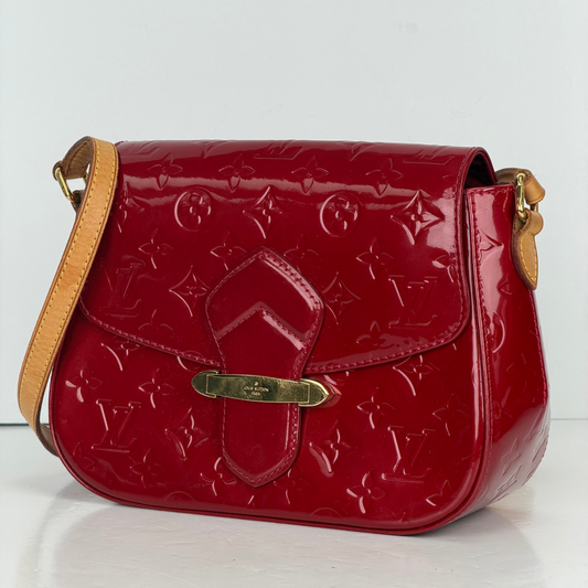 Louis Vuitton Monogram Vernis Bellflower Crossbody Bag 2011 YS26