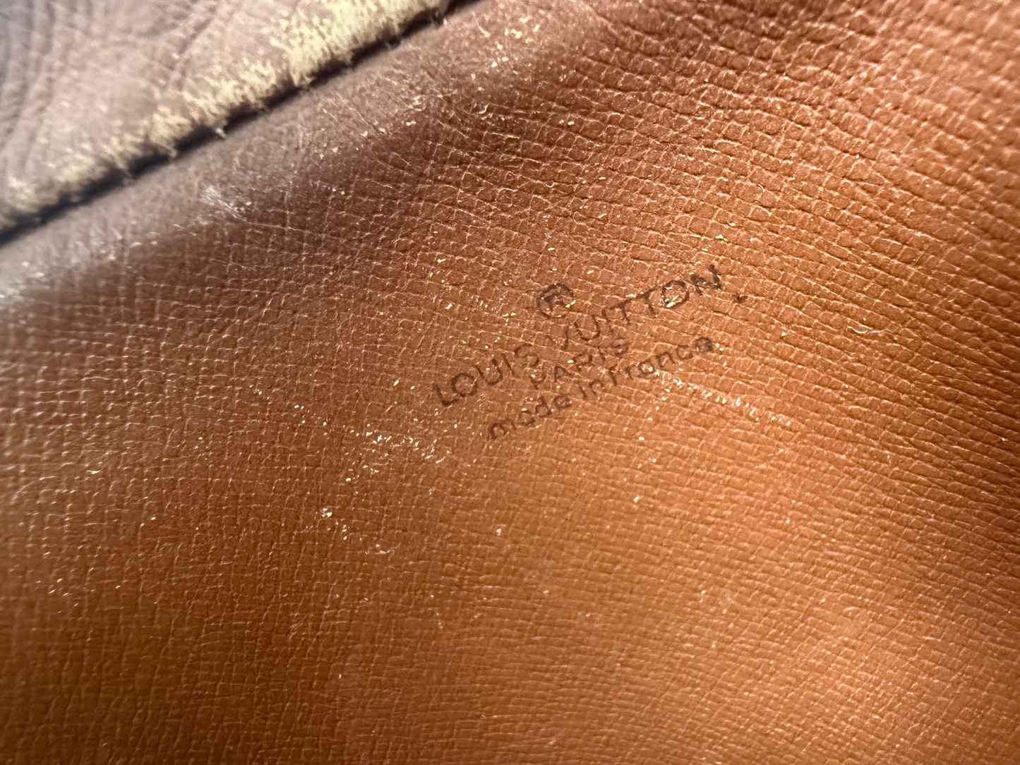 Louis Vuitton Pochette Marly Bandouliere in Brown LV Monogram Coated Canvas 1987 YS26