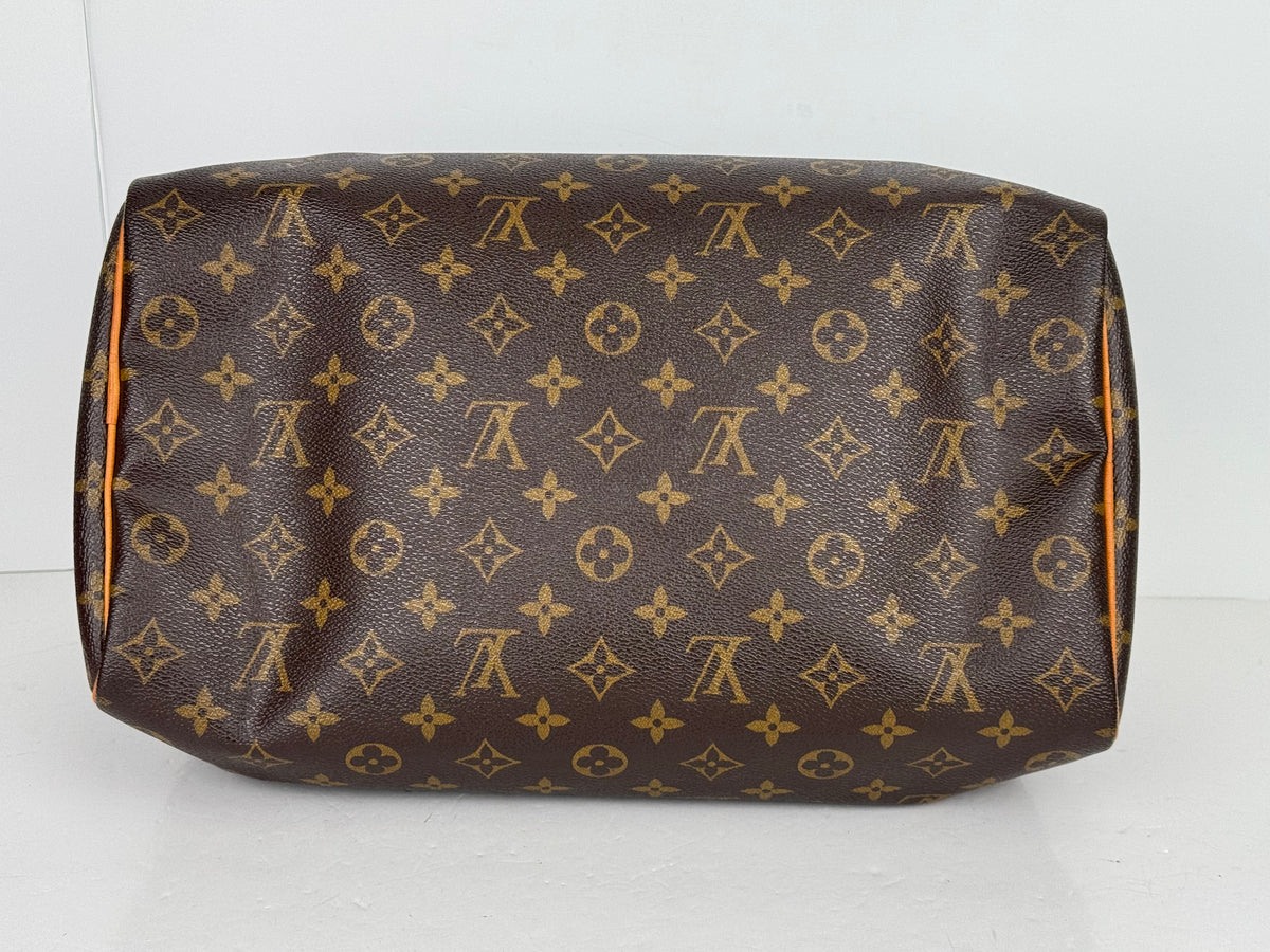 Louis Vuitton Speedy Bag 35 in Brown LV Monogram Coated Canvas 2011 YS