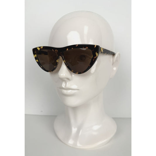 Bottega Veneta Cat-Eye Sunglasses Tortoiseshell Acetate Frame Browns Lenses O1