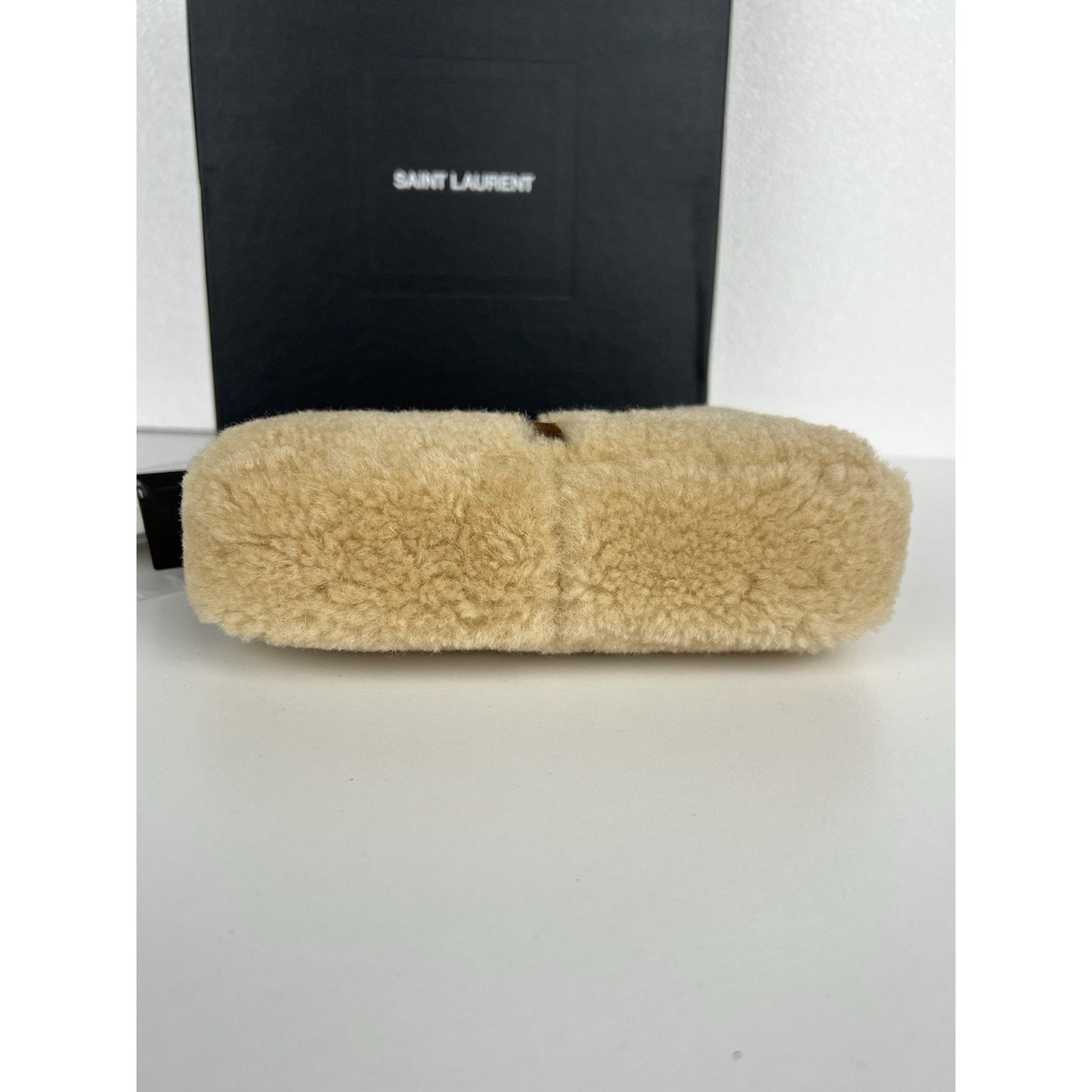 Saint Laurent Le 5 A 7 Mini Shearling & Leather Hobo Women’s Bag C-5