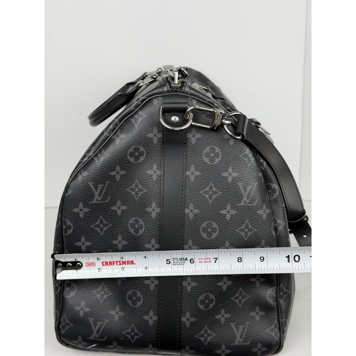 Louis Vuitton Keepall Bandouliere 55 in Monogram Eclipse Coated Canvas NFC S