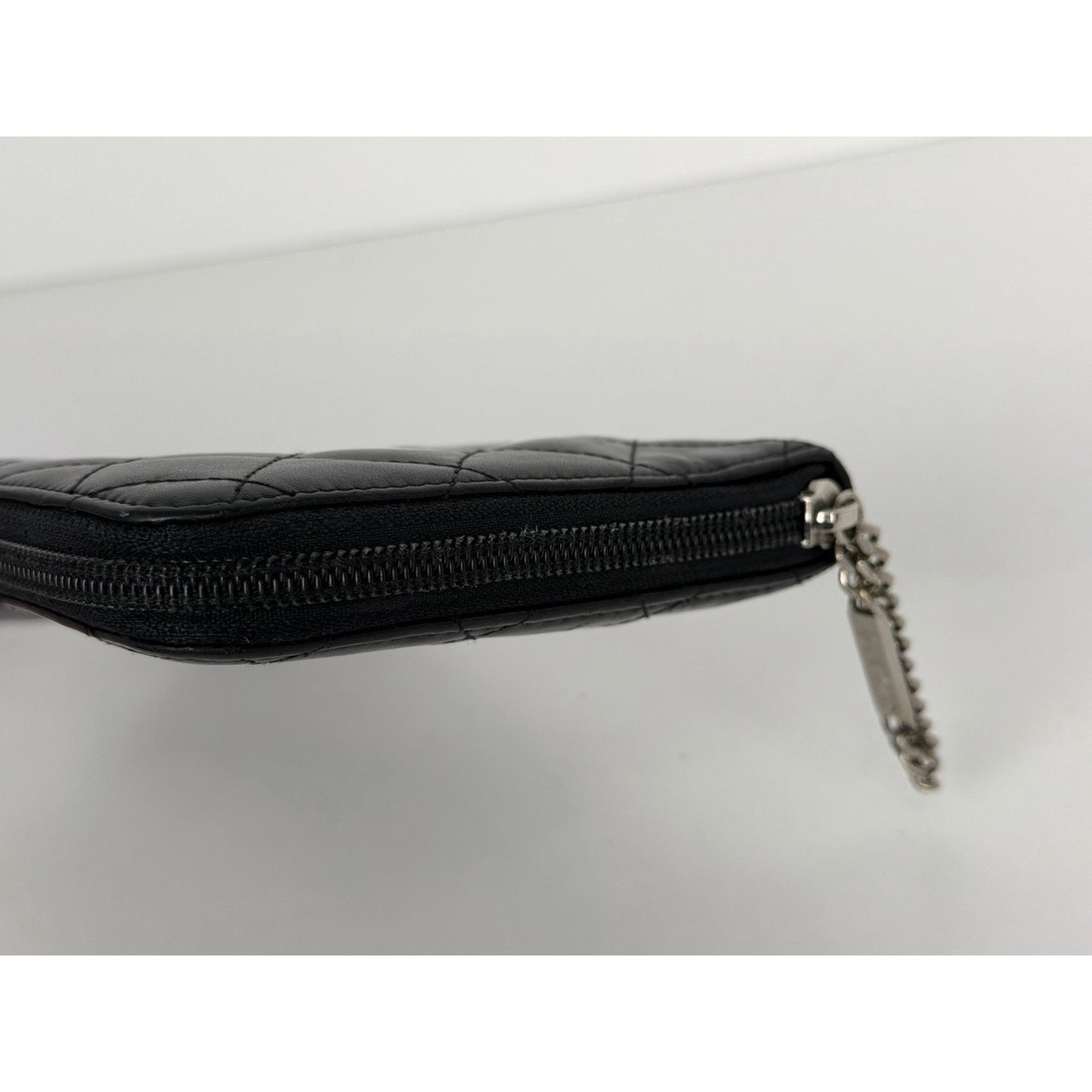 Chanel Cambon Ligne Organizer Wallet in Black Quilted Leather 2008-2009