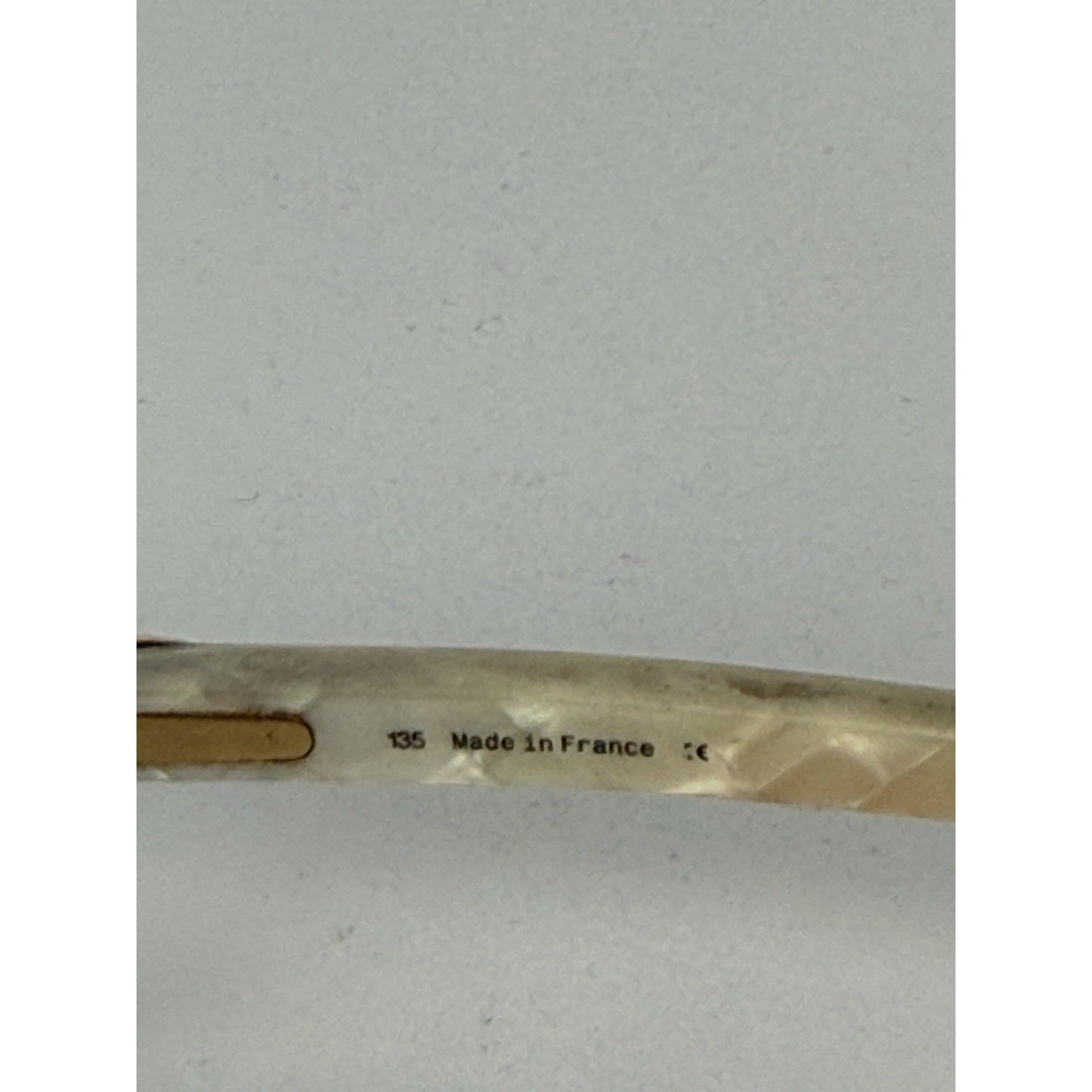 Cartier C50F22KK Beige & Gold Eyeglasses