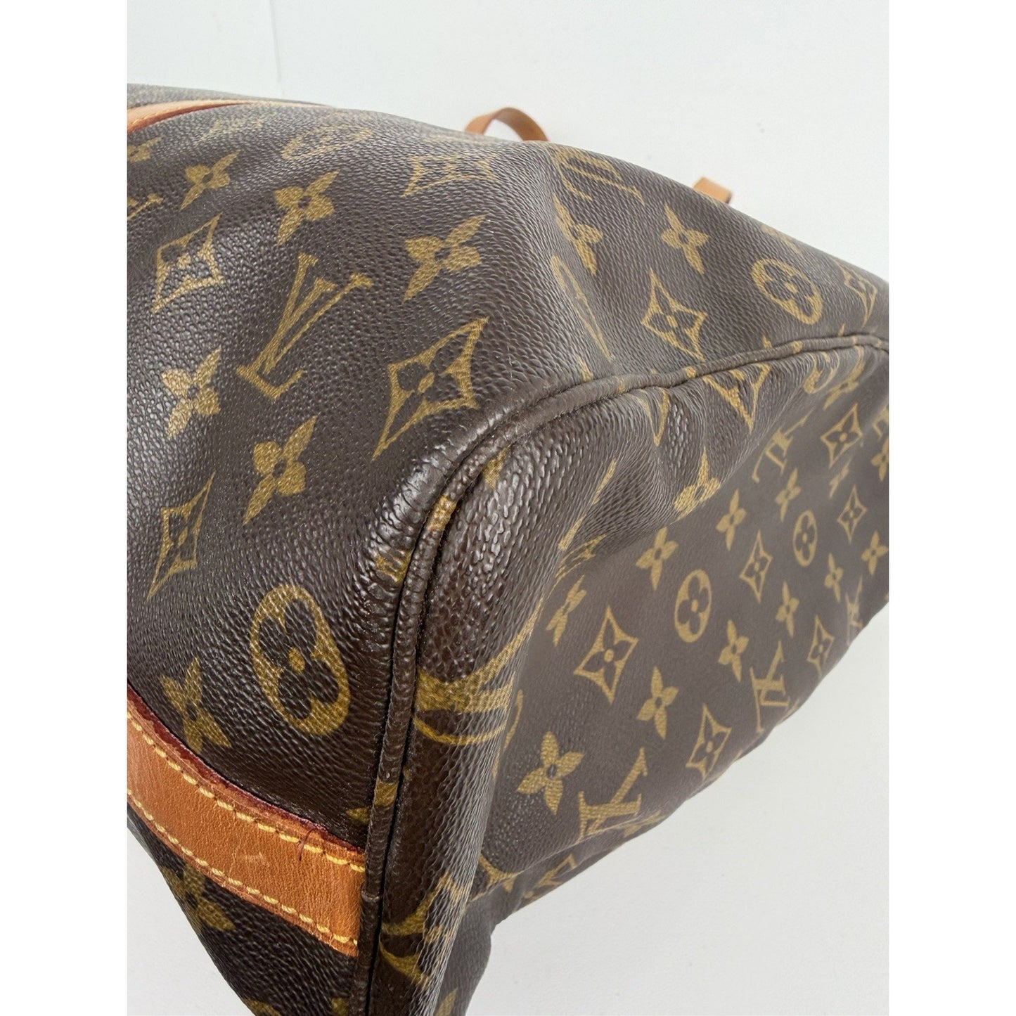 Louis Vuitton Sac Flanerie 50 Travel Bag Vintage in Brown LV Monogram 1992 S