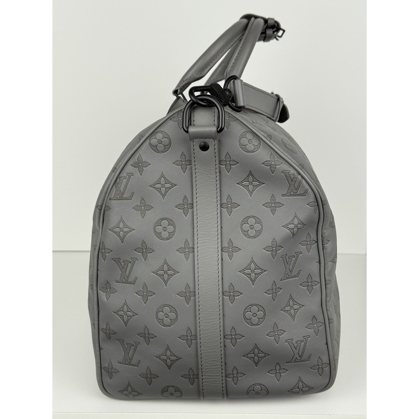 Louis Vuitton Keepall Bandouliere 50 Shadow Monogram Duffle Bag