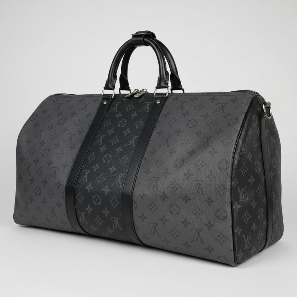 Louis Vuitton Keepall Bandouliere 50 Reverse Eclipse Coated Canvas NFC