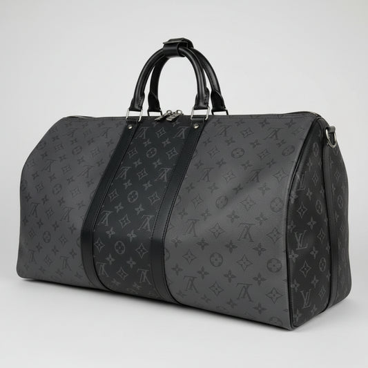 Louis Vuitton Keepall Bandouliere 50 Reverse Eclipse Coated Canvas NFC